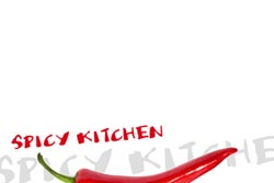 Küchenmotiv sp-30 spicy chili weiss